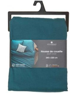 Atmosphera Duvet cover, 240 x 220 cm, cotton, dark blue