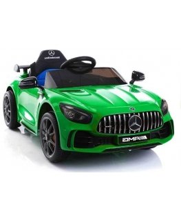 Lean Cars Mercedes GTR sähköinen ajettava auto – vihreä