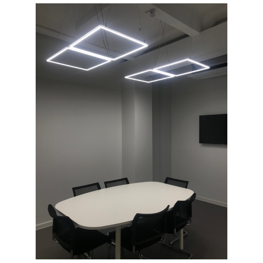 LED šviestuvas "FRAME" 60x60, kvadratinis 40W 3200lm neutraliai balta 4000K, LED line – 5
