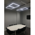 LED-valaisin "FRAME" 60x60, neliö 40W 3200lm neutraali valkoinen 4000K, LED-linja LED-valaisin "FRAME" 60x60, neliö 40W 3200lm neutraali valkoinen 4000K, LED-linja