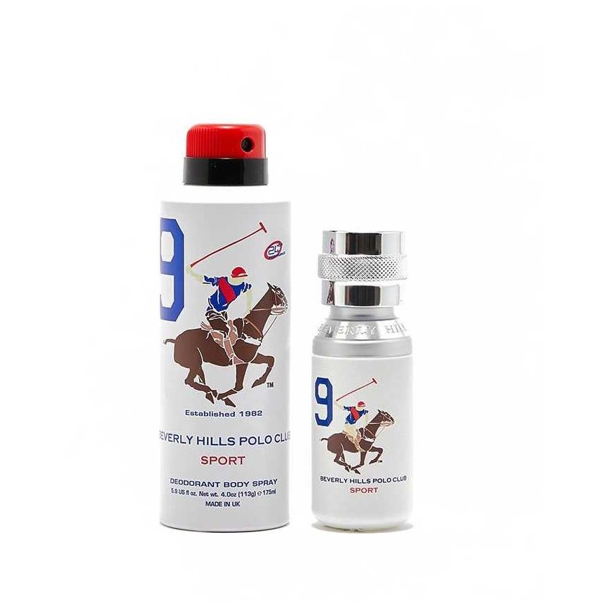 Beverly hills polo club homme nº9 50ml + deodorant spray 175ml