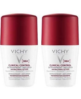 Vichy Clinical Control 96h anti-odor antiperspirant ball set (Detranspirant) 2 x 50 ml 50ml deodorant