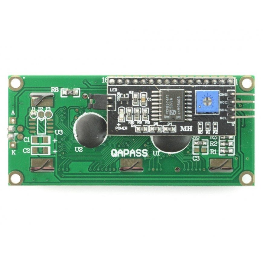 Oem LCD display 2x16 characters blue + I2C LCM1602 converter – 5