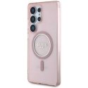 Guess Glitter Circle Classic Logo MagSafe Case for Samsung Galaxy S25 Ultra Pink Guess Glitter Circle Classic Logo MagSafe Case for Samsung Galaxy S25 Ultra Pink