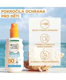 Garnier Ambre Solaire Protection Spray SPF 50+ - Children's protective spray for sensitive skin - 150 ml