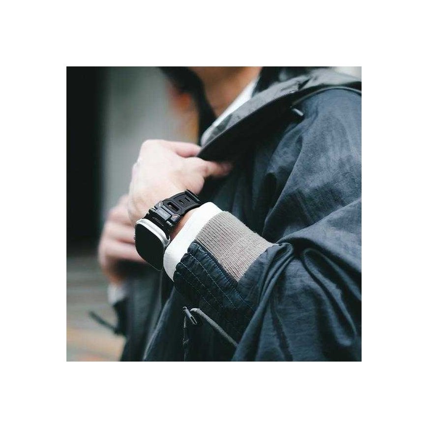 Skinarma-ranneke Titon Apple Watch Ultra 49mm oranssi – 5