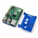 Odseven Raspberry Pi 4B aluminum radiator - box blue Odseven Raspberry Pi 4B aluminum radiator - box blue