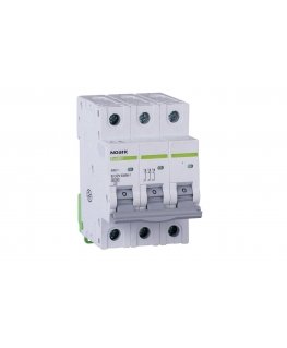 Noark miniature circuit breaker 3P C 25A 6kA AC Ex9BN 100145