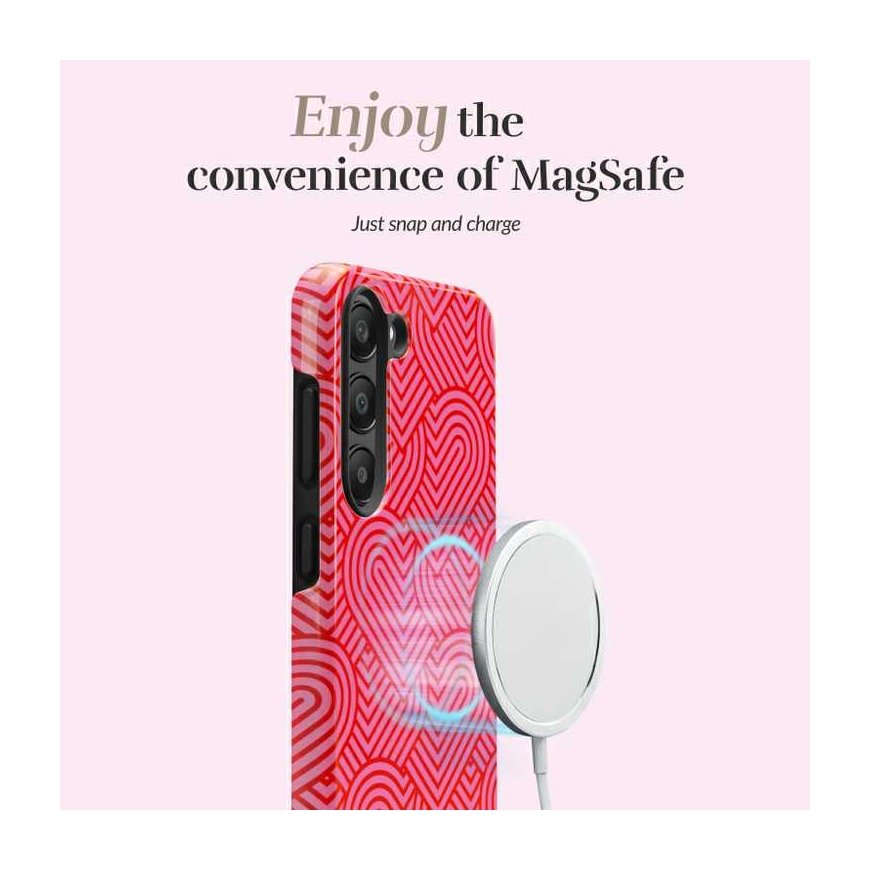 Case MIO Wild Hearts Magsafe Compatible for Samsung S25 5G – 4