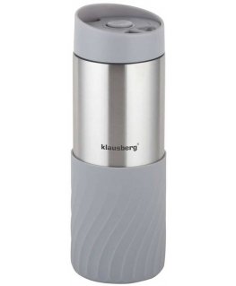 Klausberg THERMAL MUG 400 ML STAINLESS STEEL 18/8 KLAUSBERG GREY KB-7634