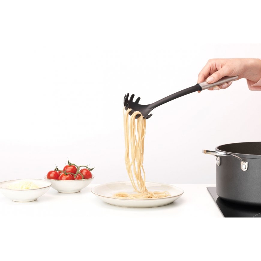 Brabantia 250668 karote Spageti karote Neilons, Plastmasa Melns, Sudrabs 1 pcs – 5