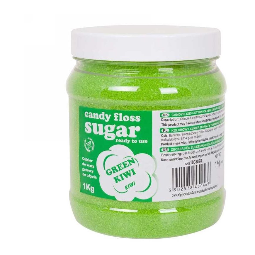 Gsg24 Cotton candy sugar GSG1008878, kiwi flavor, 1kg