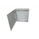 XtendLan 19" wall-mounted vertical cabinet 2U+4U 540x150, perforated door, gray XtendLan 19" wall-mounted vertical cabinet 2U+4U 540x150, perforated door, gray