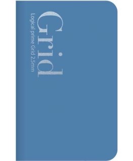 Vietnam Nakabayashi Coltd Notebook "Logical Prime Grid Slim" A6, grid 2.5 mm-blue pastel NA601-8