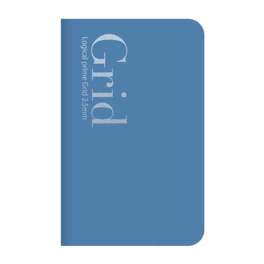 Vietnam Nakabayashi Coltd Notebook "Logical Prime Grid Slim" A6, grid 2.5 mm-blue pastel NA601-8 – 2