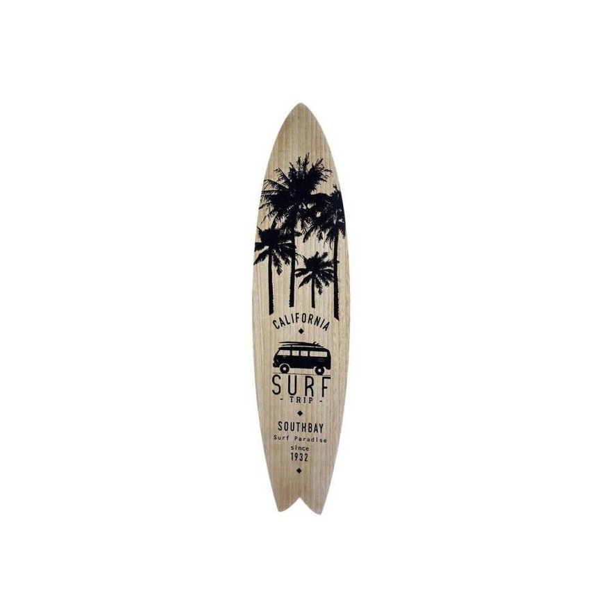 Home Decor SOUTH BAY surfboard with black pattern