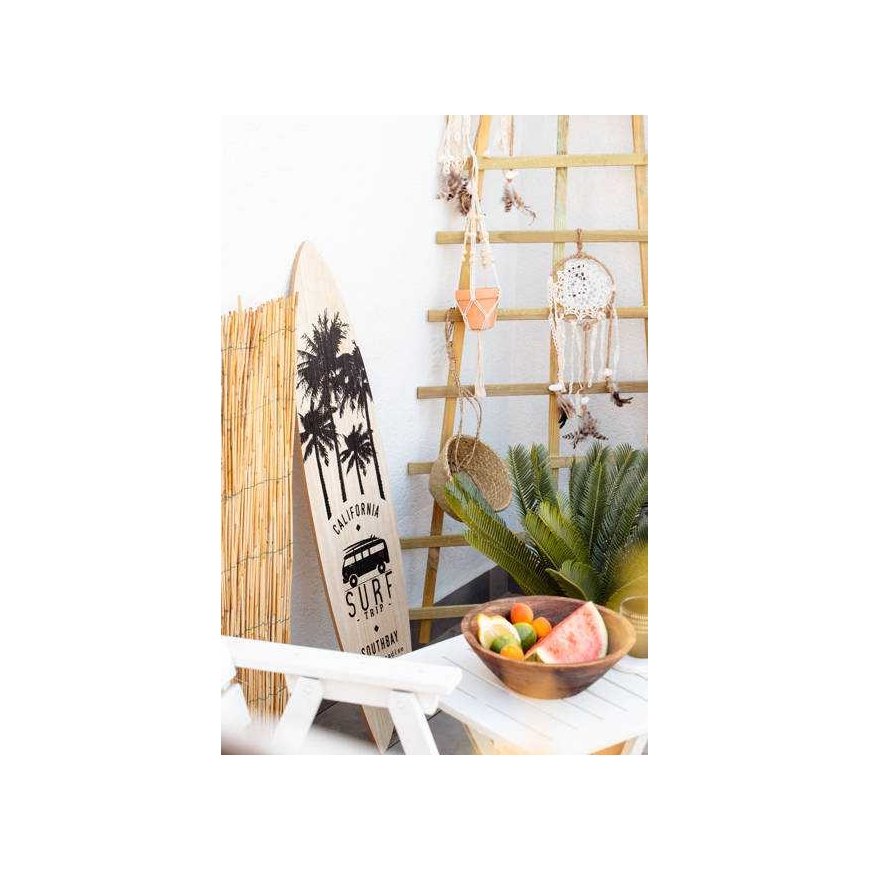 Home Decor SOUTH BAY surfboard with black pattern – 3