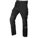 Neo Work trousers Mix&Match, 4-way stretch, black with green elements, size L Neo Work trousers Mix&Match, 4-way stretch, black with green elements, size L