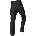 Neo Work trousers Mix&Match, 4-way stretch, black with green elements, size L Neo Work trousers Mix&Match, 4-way stretch, black with green elements, size L