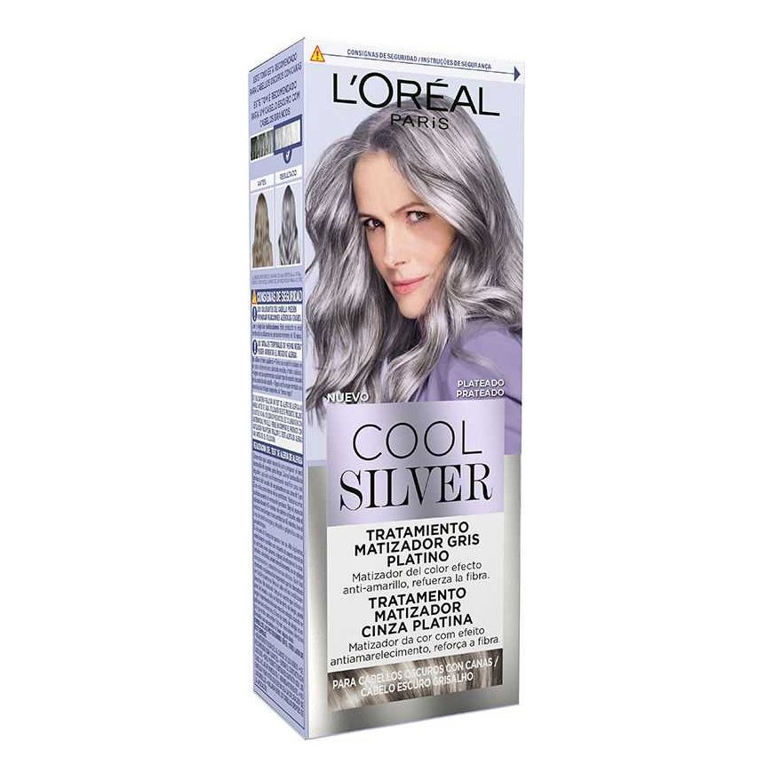 L'Oreal COOL Sidabrinis platinum pilka toning treatment Sidabrinis 1 u