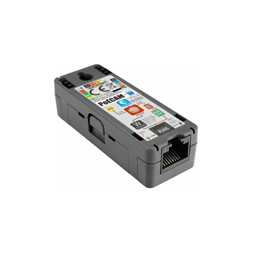 M5PoECAM-W V1.1 – modulis su OV3660 PoE kamera – WiFi – M5Stack U121-B-V11 – 3