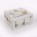 PRESSED SALAD PLACE SET �R.17CM + �R. 20 CM (COLOR BOX) (08-065/9) PRESSED SALAD PLACE SET �R.17CM + �R. 20 CM (COLOR BOX) (08-065/9)