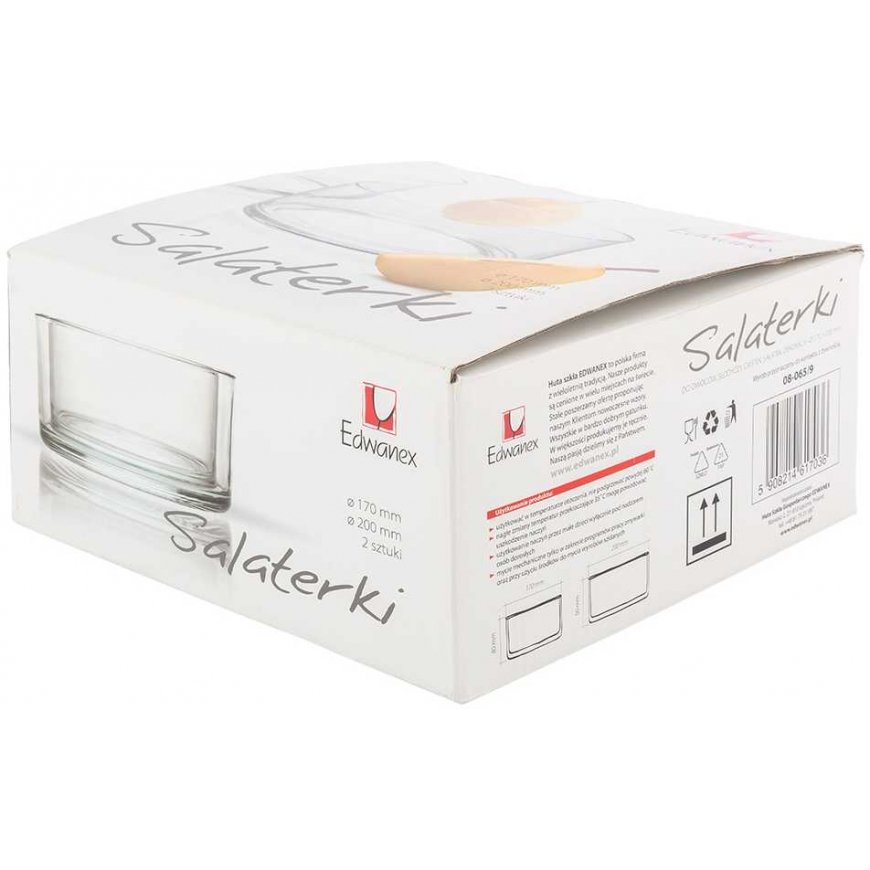 PRESSED SALAD PLACE SET �R.17CM + �R. 20 CM (COLOR BOX) (08-065/9) – 5