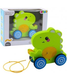 Lean Toys Interactive Pull-Along Dinosaur for Kids