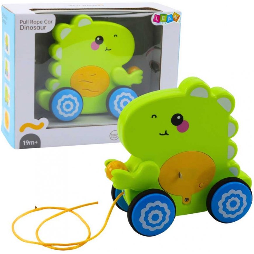 Lean Toys Interactive Pull-Along Dinosaur for Kids – 4
