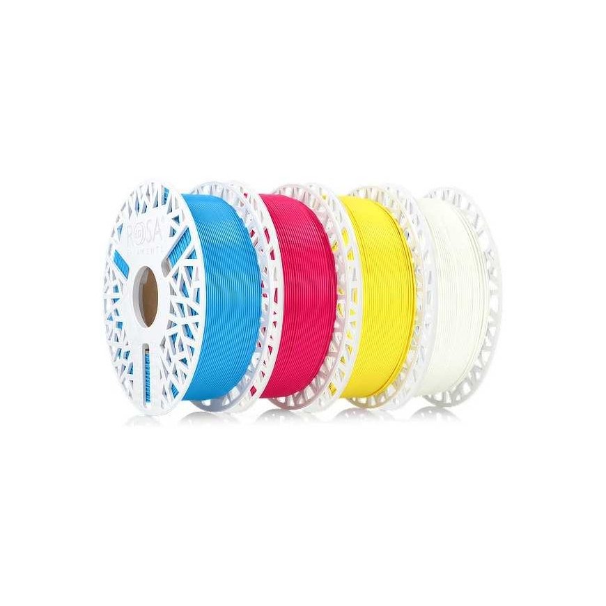 3D plastic PLA Lithophane CMYK 1.75mm 4x1kg package Rosa3D