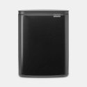 Brabantia Bo Waste Bin, 12L - Matt Black Brabantia Bo Waste Bin, 12L - Matt Black