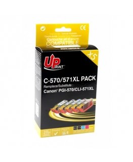 T3AZUR CJ571XLUPP5 tindikassett 5 tk Kokkusobiv Must, Tsüaan, Magenta, Kollane