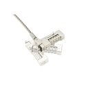 Kensington Slim NanoSaver 2.0 EQ kaapelilukko Hopea 1,8 m