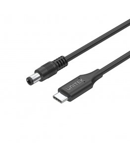 UNITEK C14119BK-1.8M virtajohto musta 1,8 m USB C DC