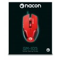NACON GM-105 hiir Mängimine Parempoolne USB tüüp A Optiline 2400 DPI NACON GM-105 hiir Mängimine Parempoolne USB tüüp A Optiline 2400 DPI
