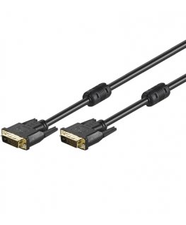 Goobay MMK 110-180 G 24+1 DVI-D 1.8m DVI cable Black