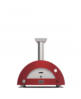 Alfa Forni Moderno 2 Pizze Hybrid-Pizzaofen Antique Red