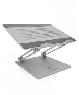 ICY BOX IB-NH300 Kannettavan tietokoneen teline Hopea 43,2 cm (17")