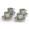 Zeller Present 26538 tass Pruun, Roheline Espresso 4 tk Zeller Present 26538 tass Pruun, Roheline Espresso 4 tk