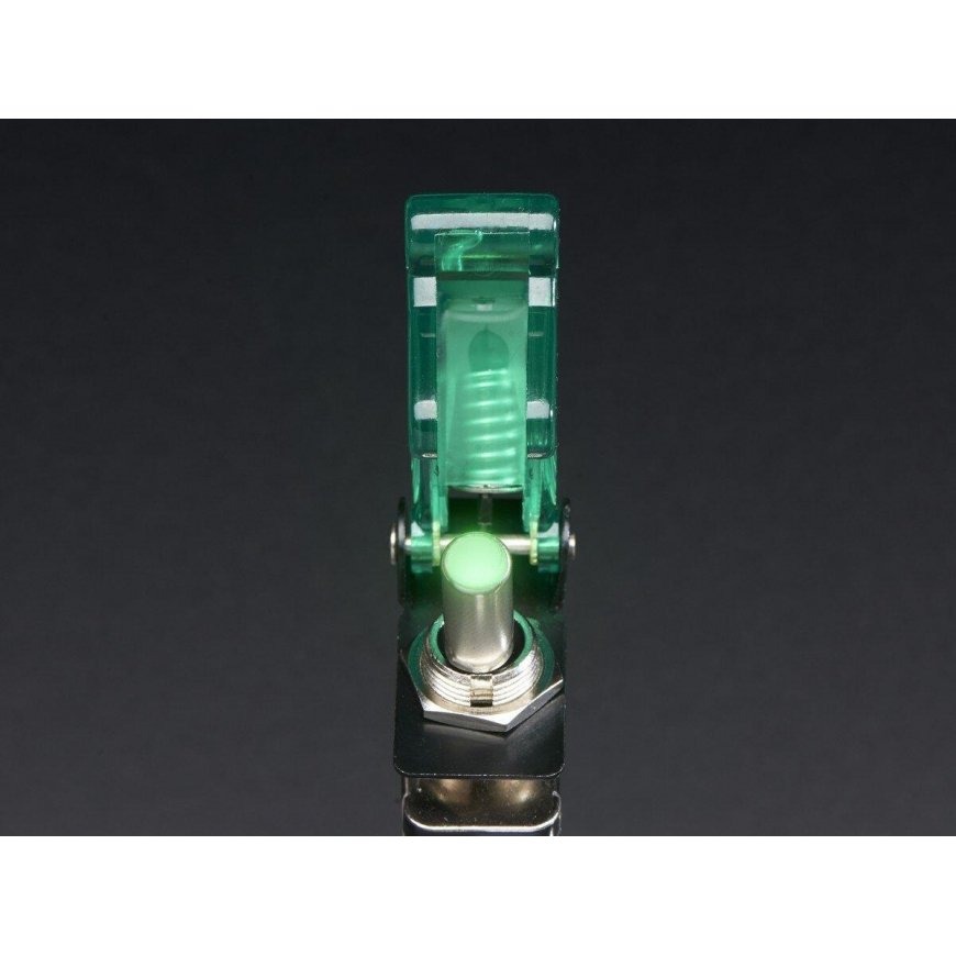 Tumbler ON-OFF 12V / 20A with backlight, green, Adafruit 3307 – 5