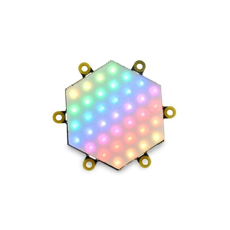 Neo Hex - šešiakampė 37x RGB LED plokštė - WS2812 - M5Stack A045-B