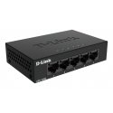 D-Link DGS-105GL/E tīkla pārslēgs Nepārvaldīts Gigabit Ethernet (10/100/1000) Melns