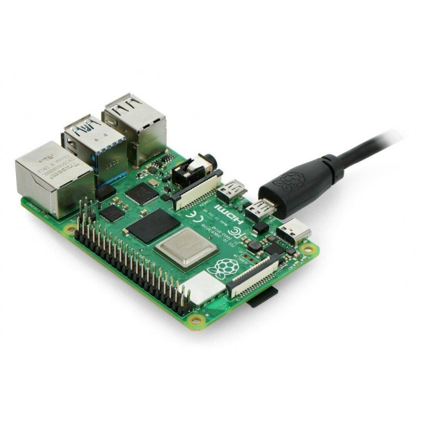 Raspberry MicroHDMI - HDMI kabelis 1m Juodas – 3