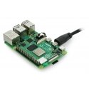 Raspberry MicroHDMI - HDMI kabelis 1m Juodas Raspberry MicroHDMI - HDMI kabelis 1m Juodas