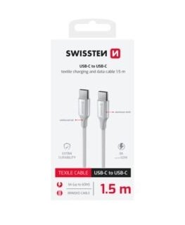 Swissten Textile II USB-C - USB-C Data and Charching Cable 1.5m