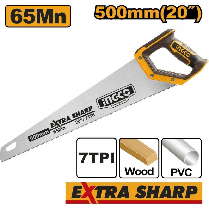 Ingco HHAS08500 Puusahan varsi 500 mm – 2
