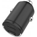 SEEK TOTI 40W Dual Type-C Port Car Fast Charger, Black SEEK TOTI 40W Dual Type-C Port Car Fast Charger, Black