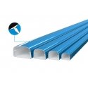 Rigid duct for air conditioner pipes Tecnosystemi, Optima TP, TP75-OPT-FC 2000x74x56 white with protective film Rigid duct for air conditioner pipes Tecnosystemi, Optima TP, TP75-OPT-FC 2000x74x56 white with protective film
