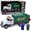 Lean Toys Vihreä Lelu Roska-auto Valoilla ja Äänillä 1:14 Lean Toys Vihreä Lelu Roska-auto Valoilla ja Äänillä 1:14