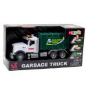 Lean Toys Vihreä Lelu Roska-auto Valoilla ja Äänillä 1:14 Lean Toys Vihreä Lelu Roska-auto Valoilla ja Äänillä 1:14